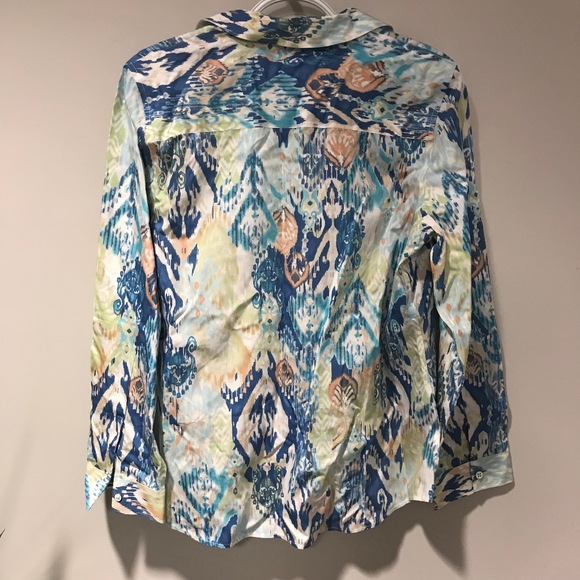 Chico's Woman's Button Down Blouse - Picture 4 of 4